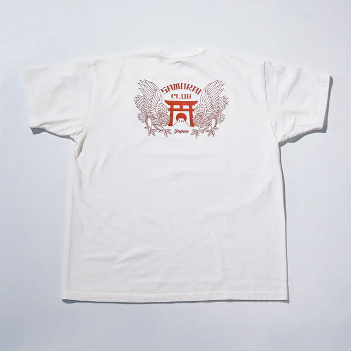 SAMURAI JEANS(サムライジーンズ)SCT26-101 (ヘビーウエイトTシャツ):White