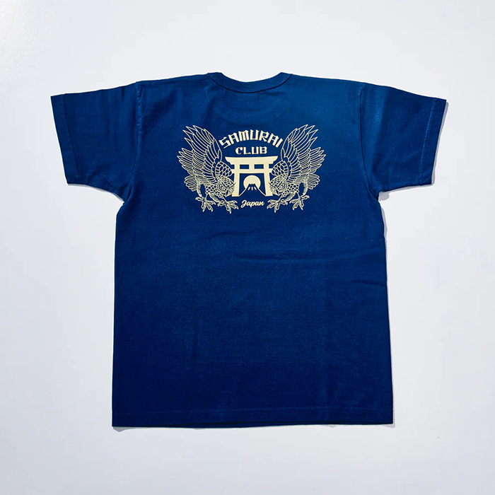 SAMURAI JEANS(サムライジーンズ)SCT26-101 (ヘビーウエイトTシャツ):Navy