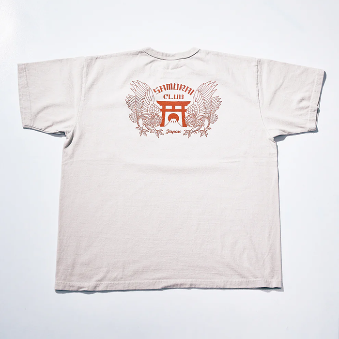 SAMURAI JEANS(サムライジーンズ)SCT26-101 (ヘビーウエイトTシャツ):Light Gray