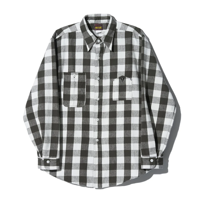 BIG YANK(ビッグヤンク)Y1945 FLANNEL SHIRT BLOCK CHECK:WHITE