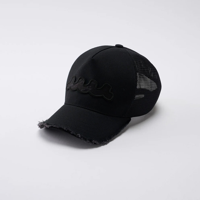 muta(ムータ) × wjk(ダヴルジェイケイ) wave cut-off mesh 810 mw05 cap black (99)