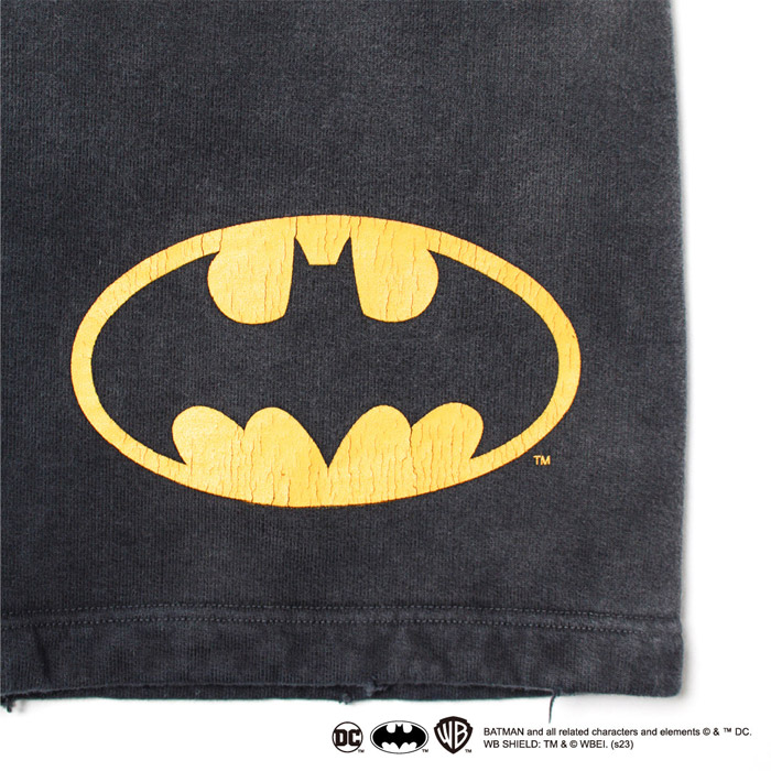 バウワウ BW231-BMSS 【COLLABORATION】BATMAN SWEAT SHORTS コラボ