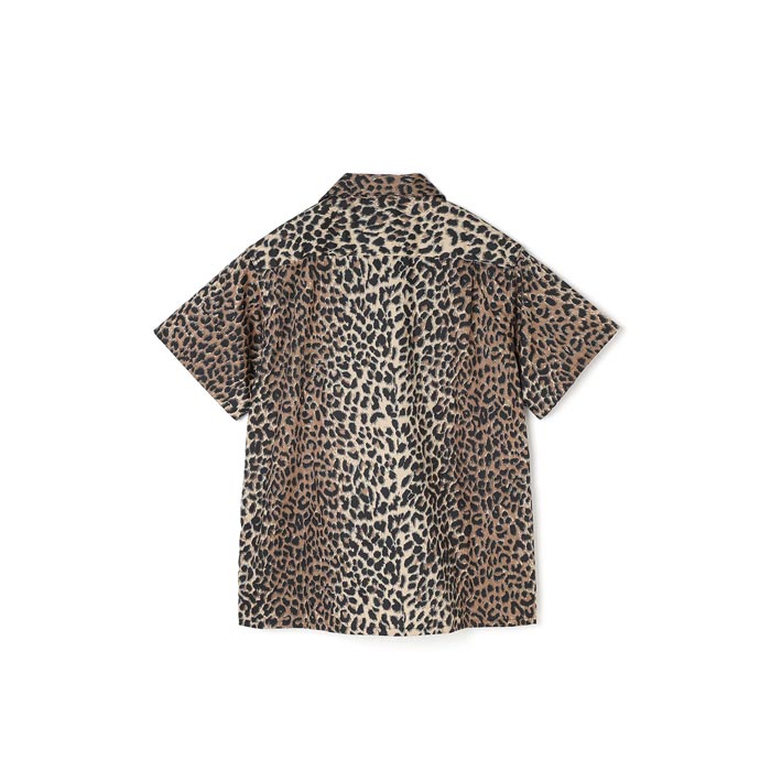 アトラクションズ Lot.824 Leopard Cotton S/S Shirt メンズ レオパード 半袖 シャツ 総柄 | ユニークジーンストア