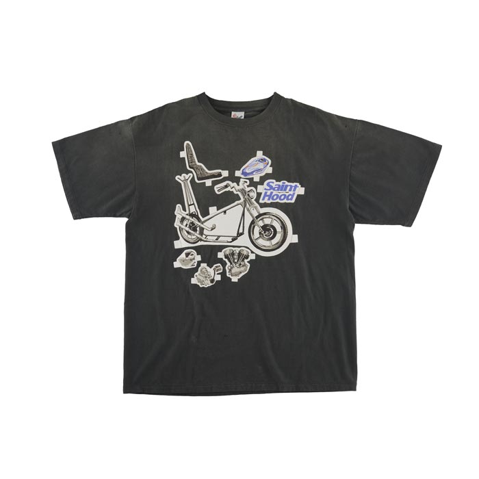 セントマイケル SM-S23-0000-114 ST NH_SS TEE / BIKE ネイバーフッド コラボTシャツ