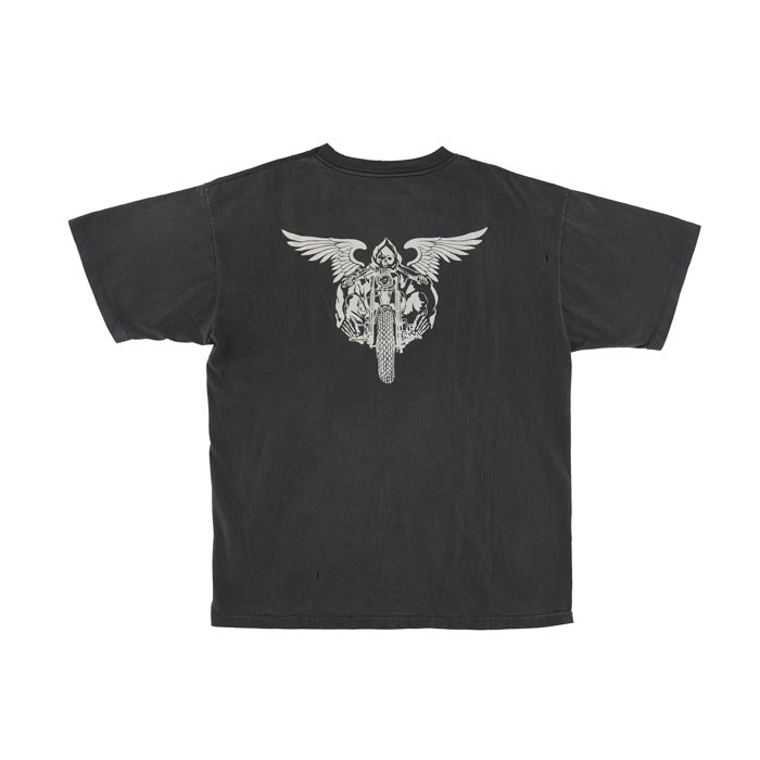 セントマイケル SM-S23-0000-116 NH_SS TEE/ SKULL BIKE/BLK ...