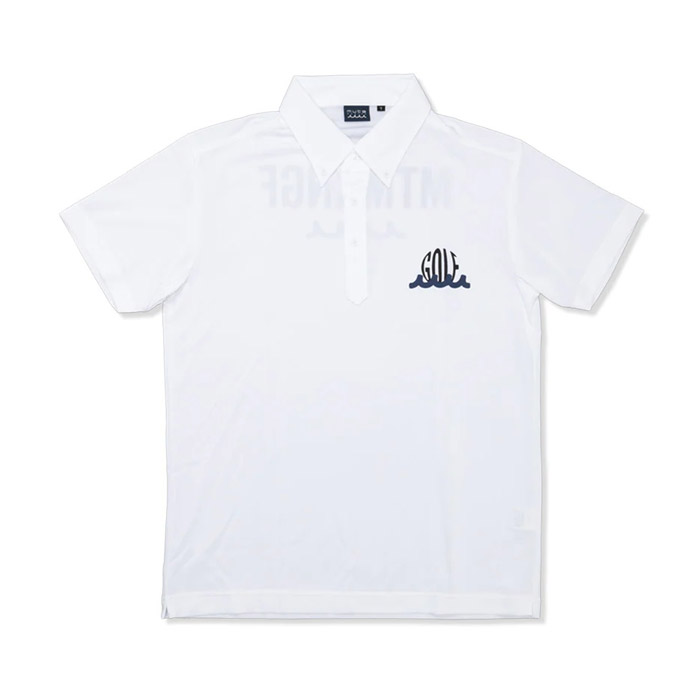 ムータマリン MMAX-446185 GOLF WAVE ポロシャツ 半袖 ホワイト ユニセックス ゴルフ