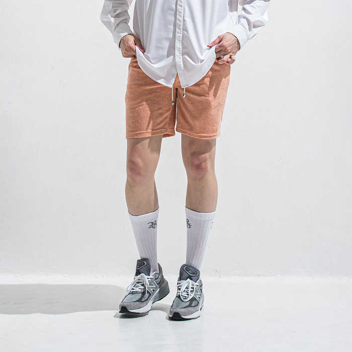 RESOUND CLOTHING(リサウンドクロージング) vintage PILE SHORTS RC40-HP-001 PINK