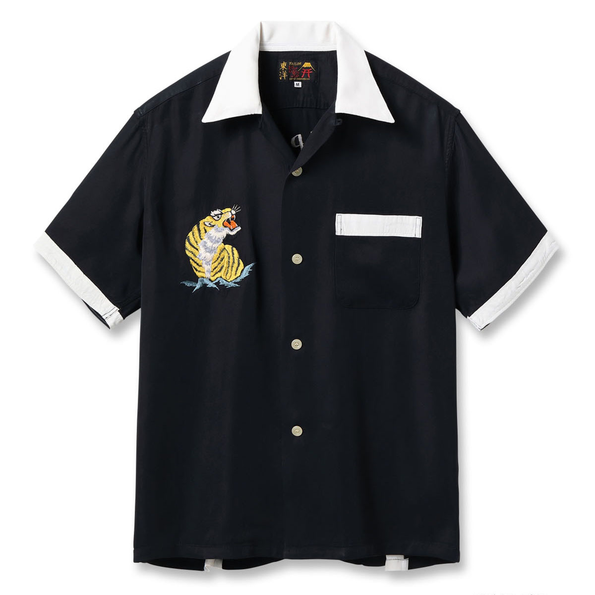 Lot No. TT39508 / SUKA SHIRT “ROARING TIGER”:119) BLACK