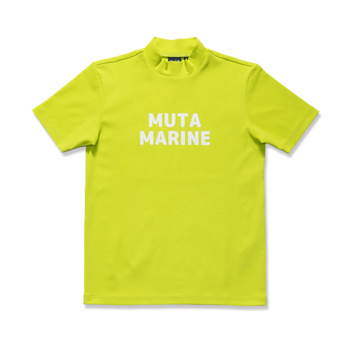 muta MARINE(ムータマリン) ポップコーンニット モックネックシャツ