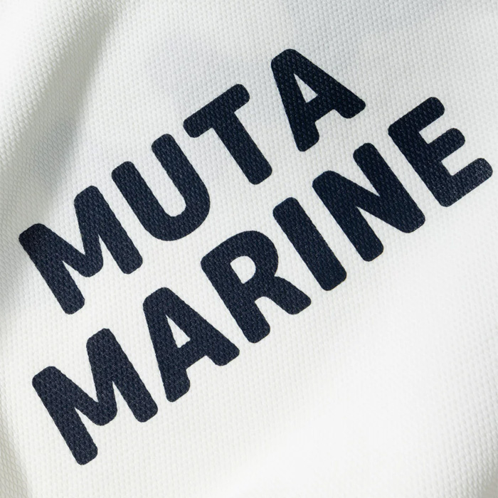 muta MARINE(ムータマリン) ポップコーンニット モックネックシャツ
