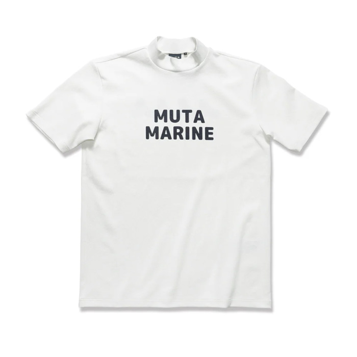 muta MARINE(ムータマリン) ポップコーンニット モックネックシャツ