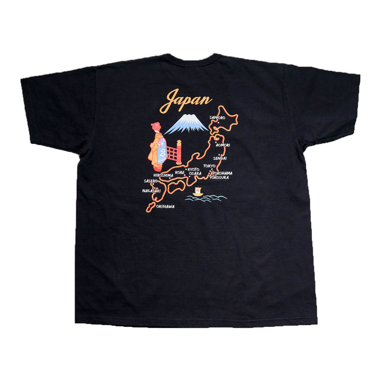 SCT25-101 ヘビーウエイトTシャツ:BLACK