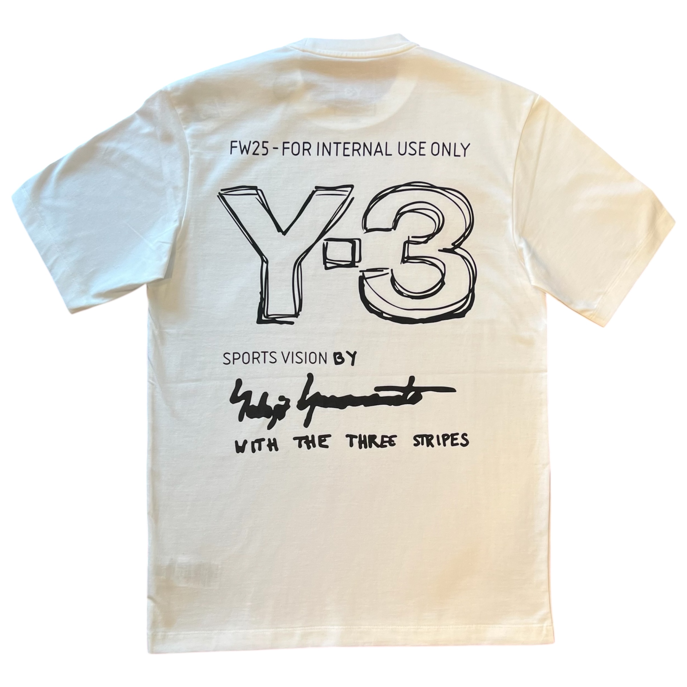 Y-3 KB2607-APPA25 SHORT SLEEVE TEE ワイスリー Tシャツ ホワイト 半袖 ユニセックス