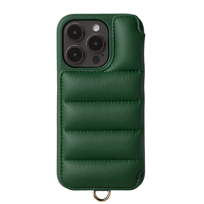 DEMIU BALLON iPhone スマホケース レザー グリーン デミュウ