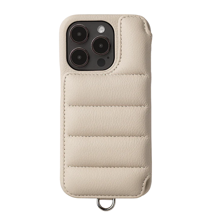 DEMIU BALLON iPhone スマホケース レザー ベージュ デミュウ