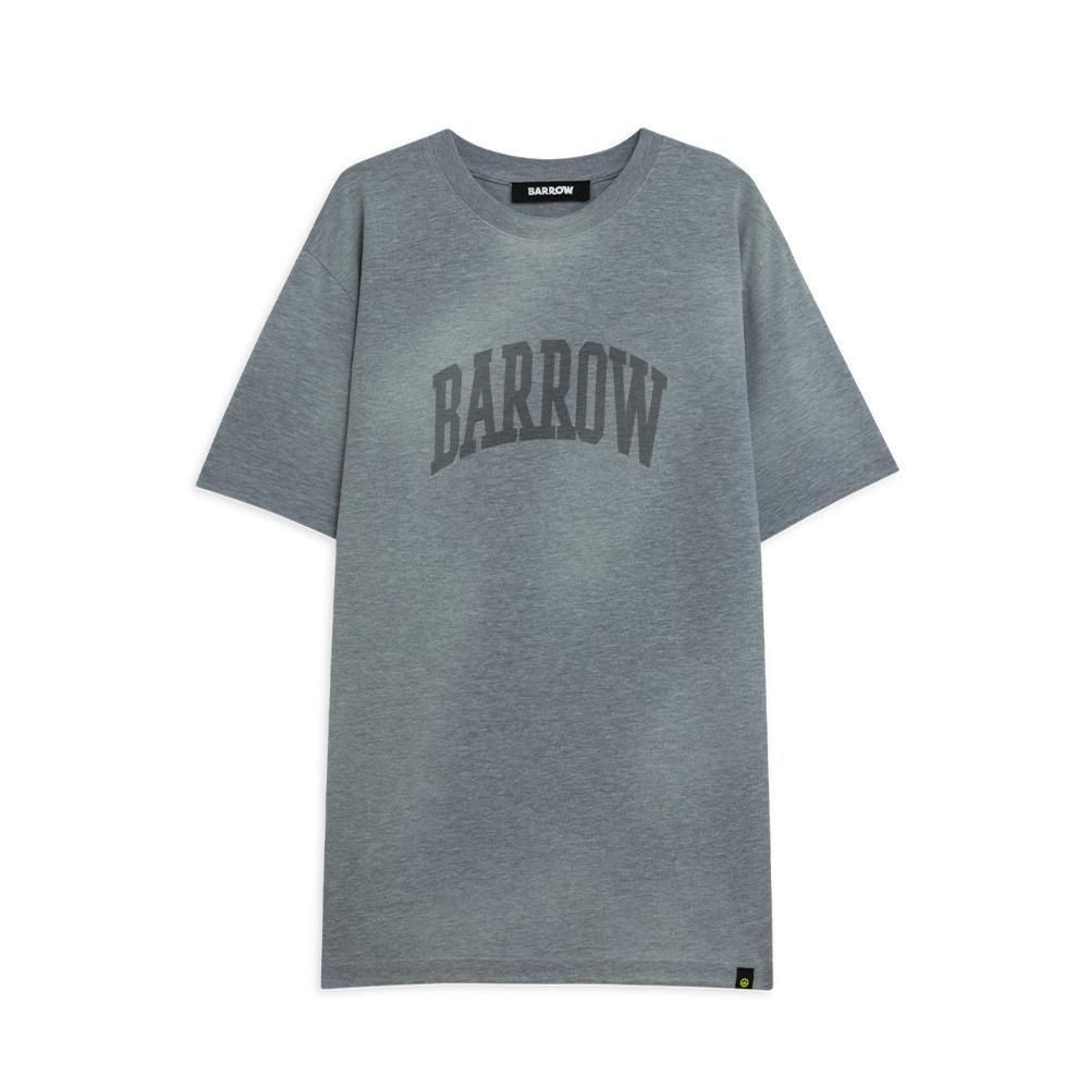BARROW S5BWUATH045 ICONIC JERSEY T-SHIRT 107 /L.GARY カレッジロゴ ウォッシュ加工