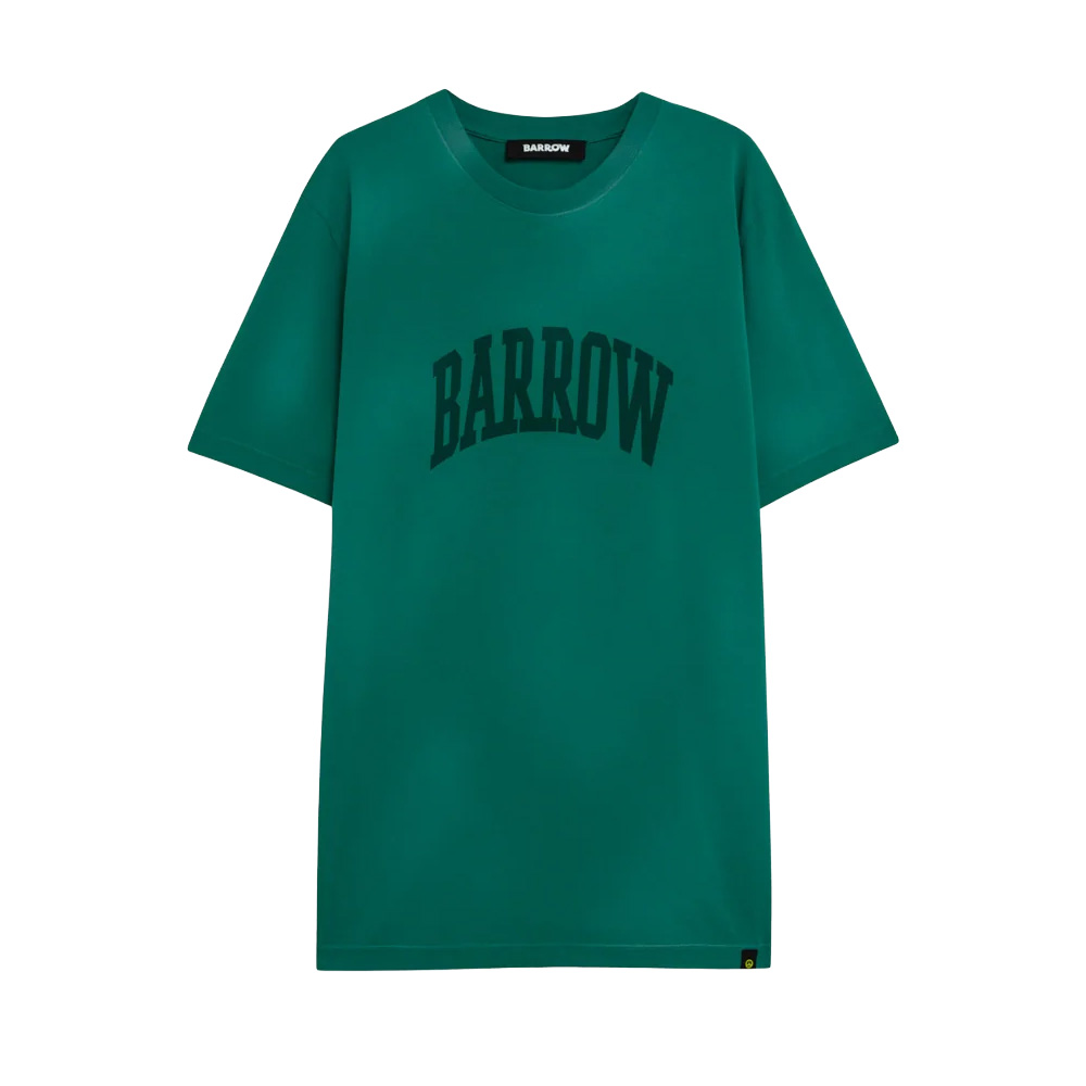 BARROW S5BWUATH045 ICONIC JERSEY T-SHIRT BW030 /BOSPHORUS カレッジロゴ ウォッシュ加工