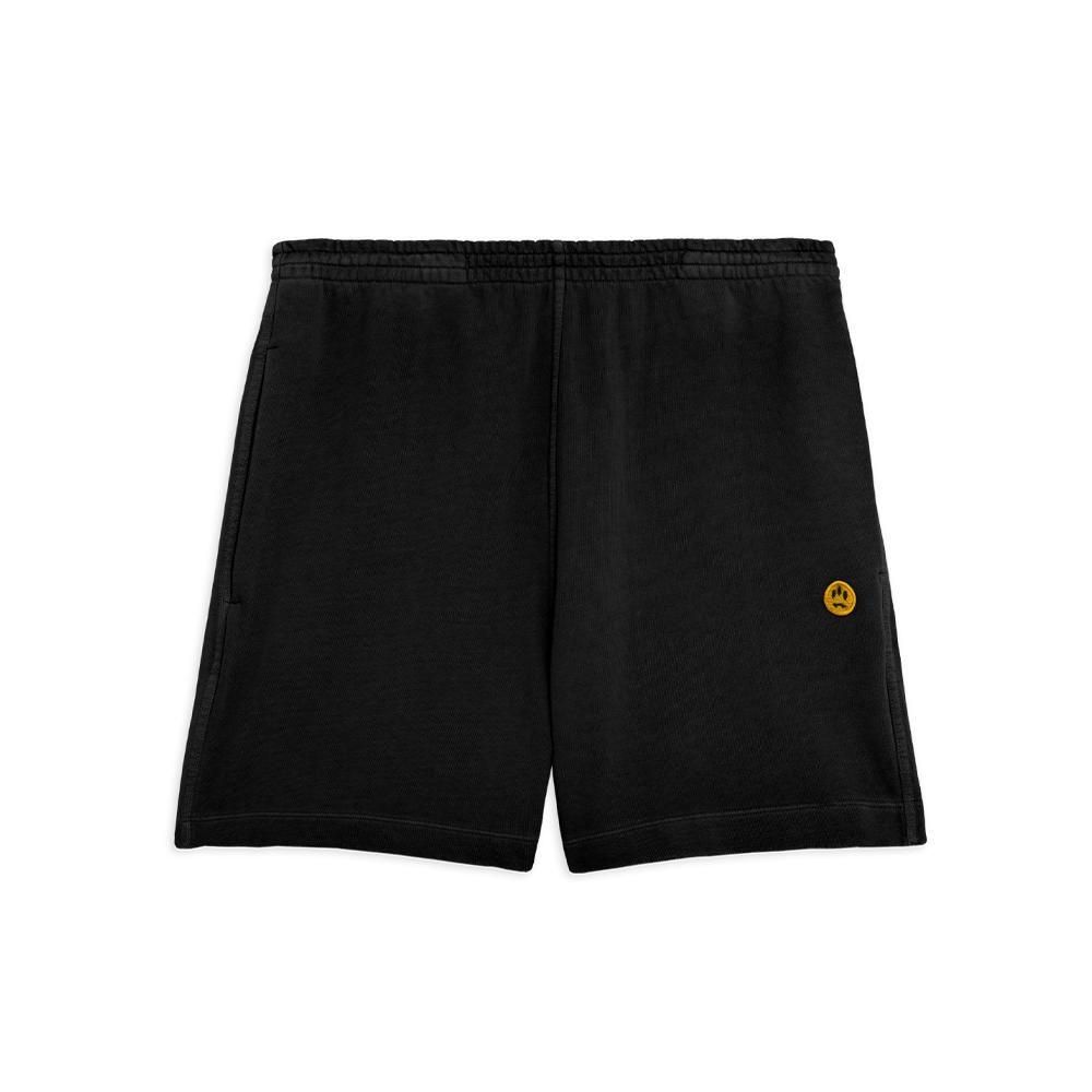 BARROW S5BWUABE073 BARROW ICONIC SWEATSHORTS 110 /BLACK ショートパンツ スウェット ワンポイント