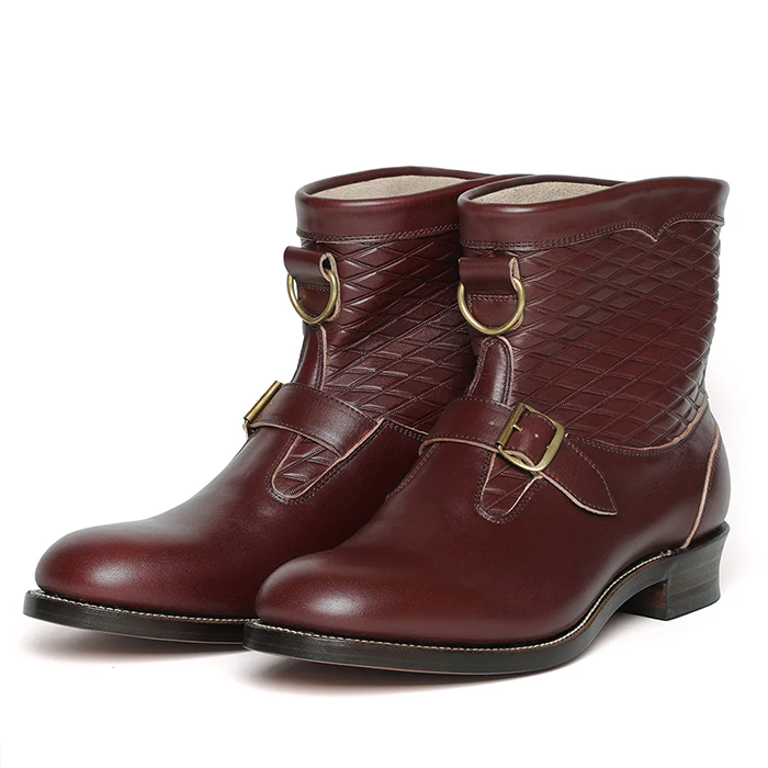 Lot.300 Roper Boots -Burgundy-