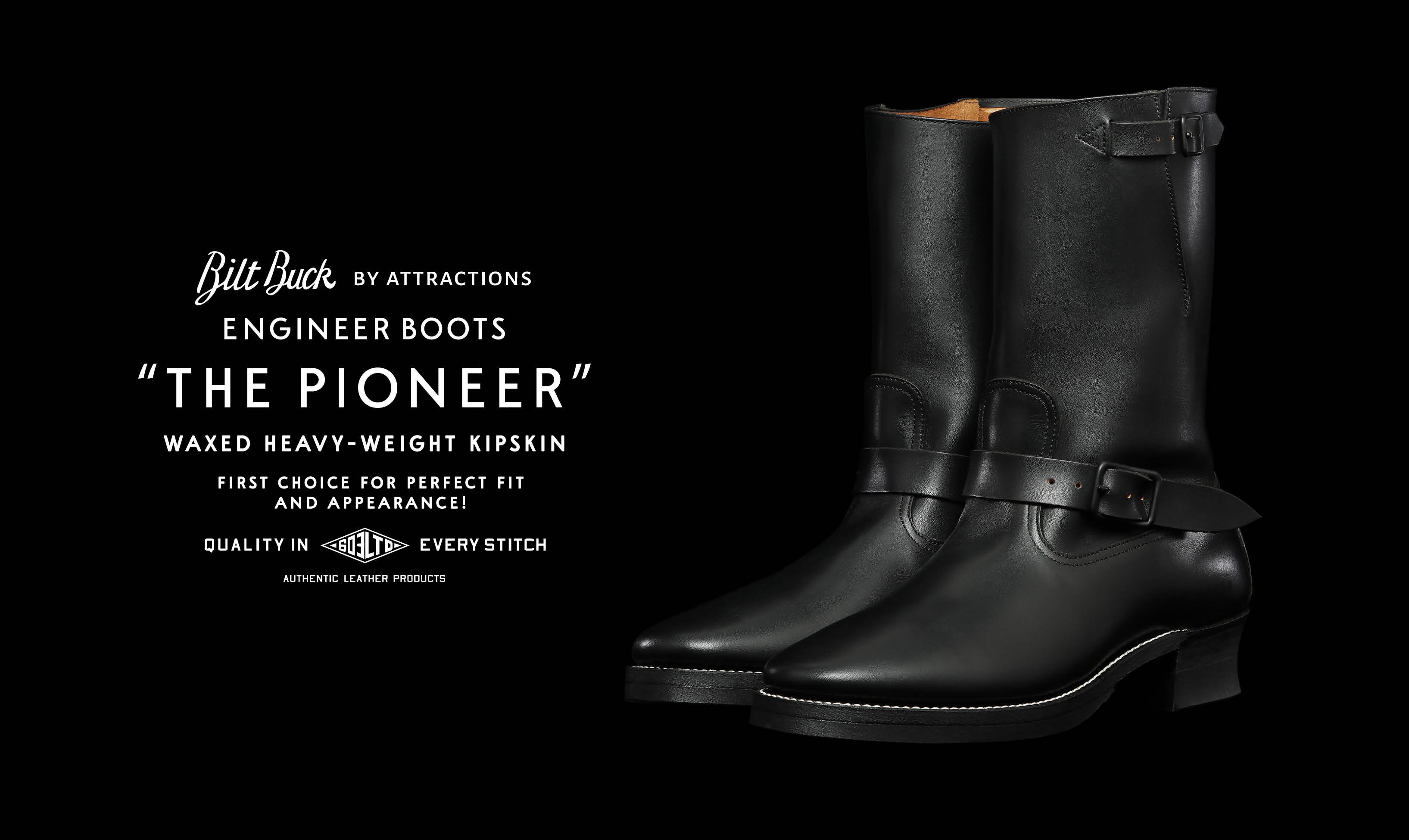 *2025年6月20日(金) 12:00 販売スタート【Engineer Boots”Lot.603LTD”Waxed Heavy Weight Kipskin】