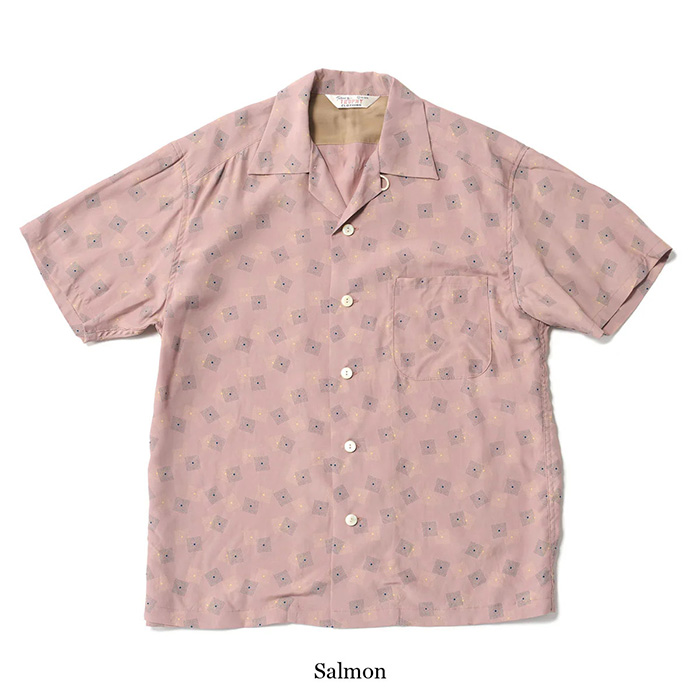 TROPHY CLOTHING（トロフィークロージング）Town Craft Rayon S/S Shirt / TR26SS-410:Salmon