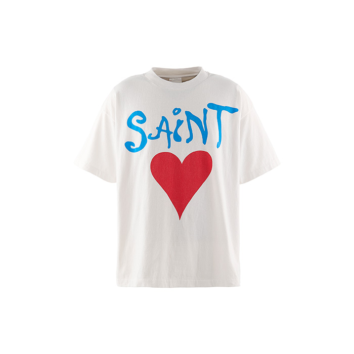 SAINT Mxxxxxx(セントマイケル) SM-MK1-0000-011 / DEEP_SS T-SHIRT / WHITE