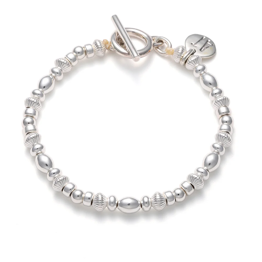 A20034 Silver Beads Bracelet
