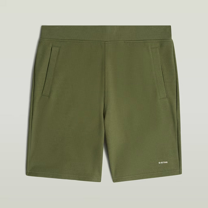 G-STAR RAW(ジースターロウ) D29112-E383-H871 Structured Jersey Shorts Four Leaf Clover