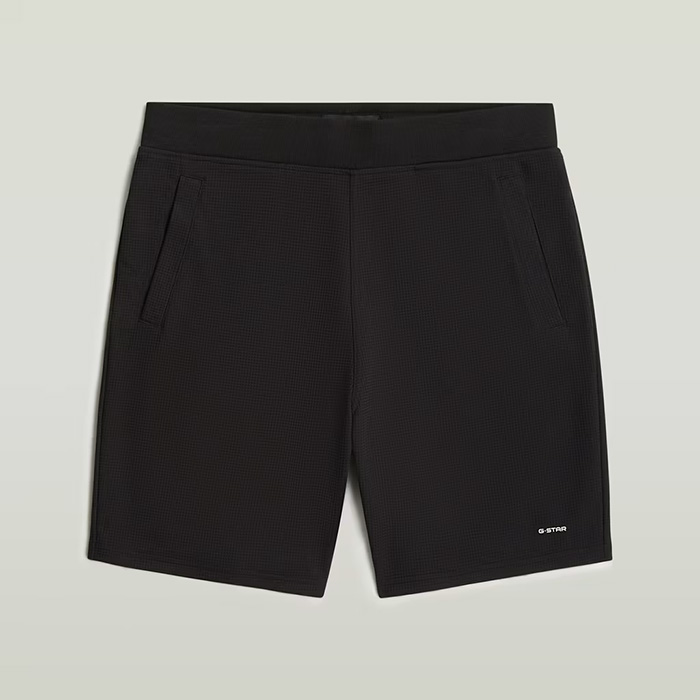 G-STAR RAW(ジースターロウ) D29112-E383-H871 Structured Jersey Shorts Dark Black