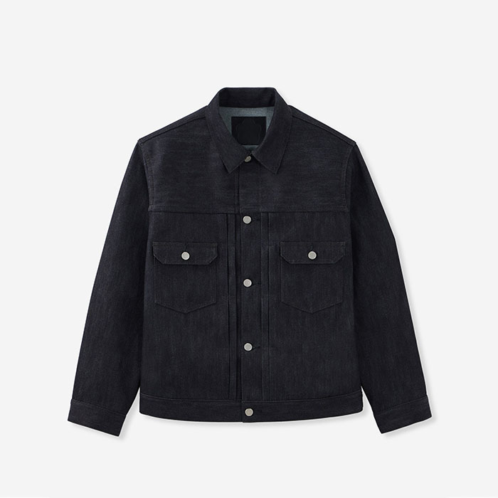 #002 CASHMERE DENIM JACKET 13.7oz