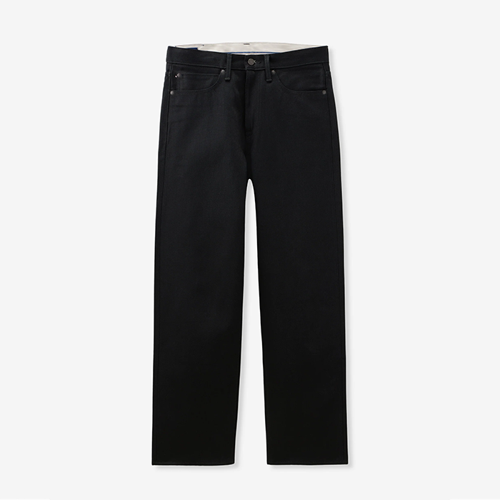 #100 STANDARD STRAIGHT 14.7oz:BLK/ZIP