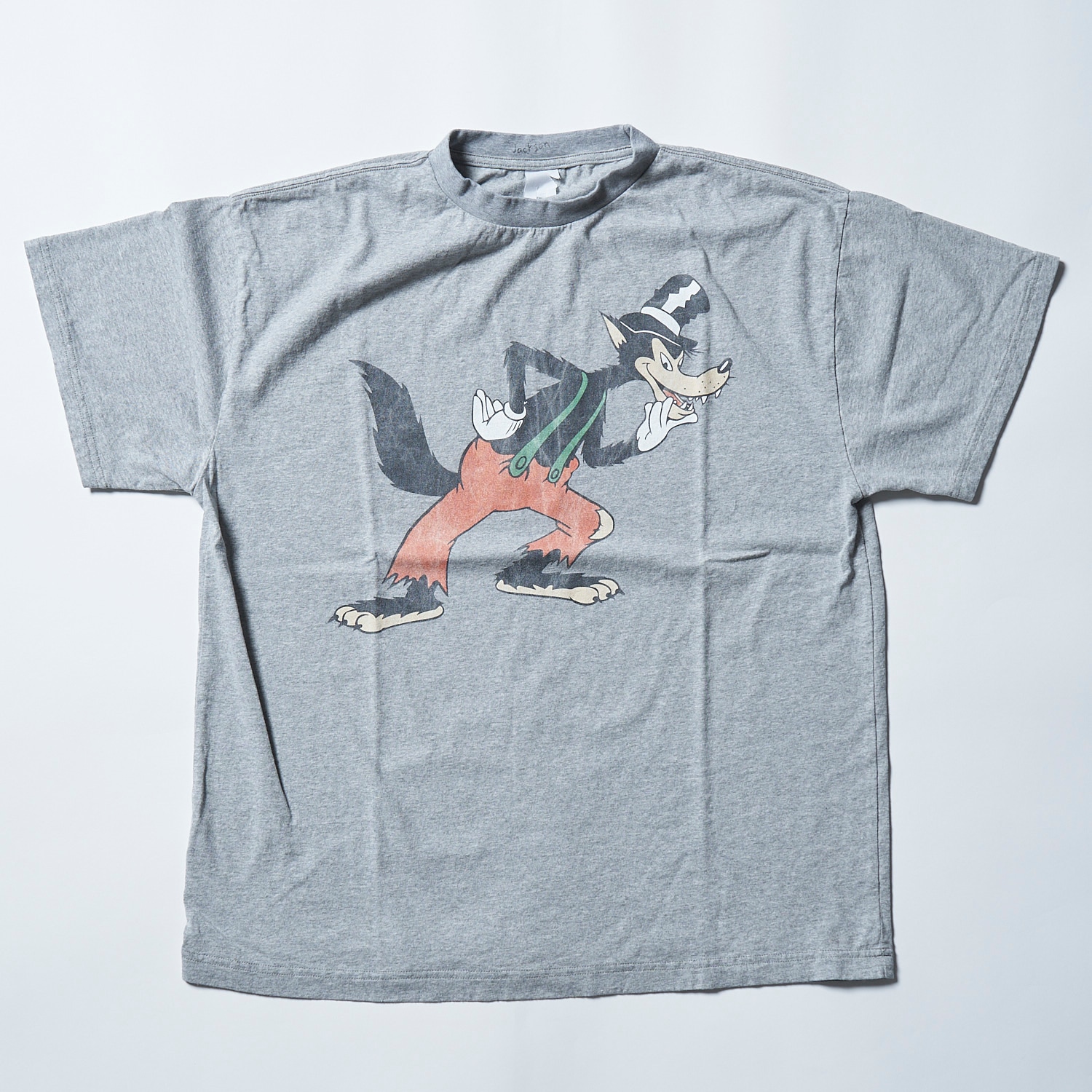 JACKSON MATISSE JM25AW001GS THE BIG BAD WOLF Tee 三匹の子豚 Tシャツ オオカミ ヴィラン