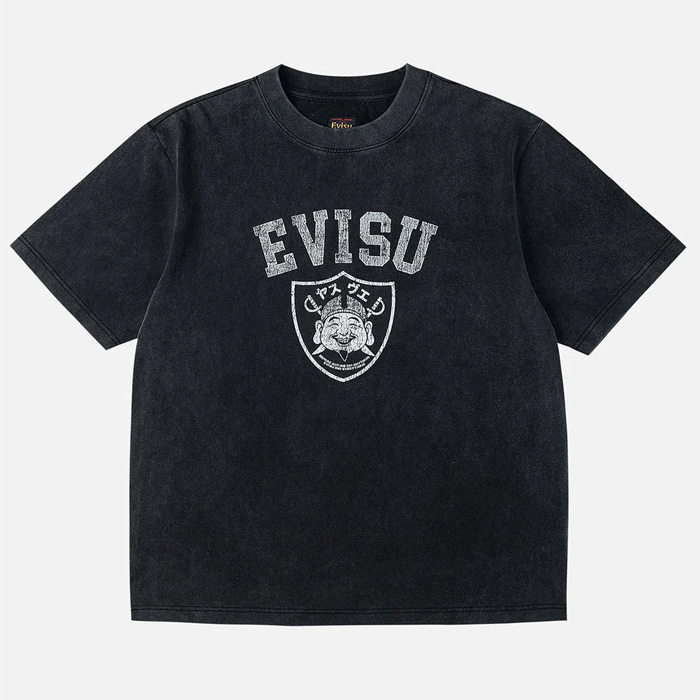 EVISU(エヴィス) 2ESEJM6TS6121 レイダース Tシャツ チャコールグレー