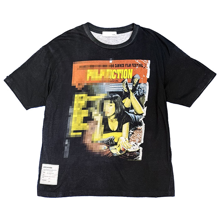 TOLQ(トルク)Trompe l'oeil Mosaic T-shirts (S/S)26-2505:Black