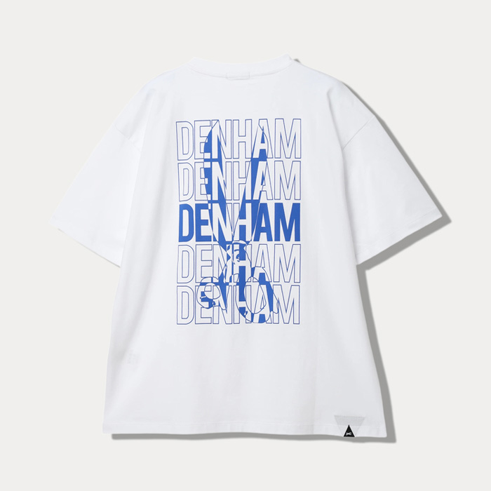 DENHAM(デンハム) 【期間限定8月末まで】01-26-04-52-513 TYPOGRAPHY GRAPHIC TEE WHITE
