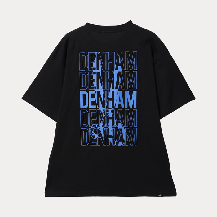 DENHAM(デンハム) 【期間限定8月末まで】01-26-04-52-516 TYPOGRAPHY GRAPHIC TEE BLACK