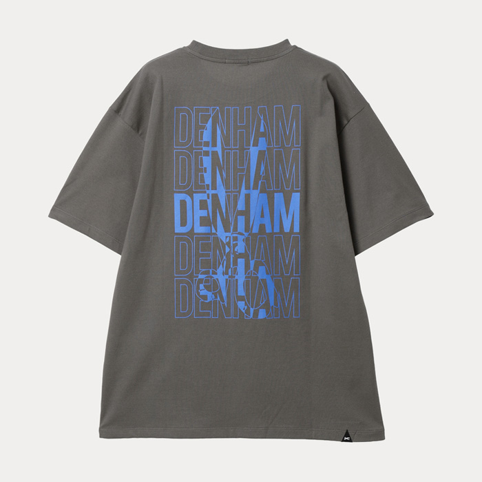 DENHAM(デンハム) 【期間限定8月末まで】01-26-04-52-518 TYPOGRAPHY GRAPHIC TEE GREY
