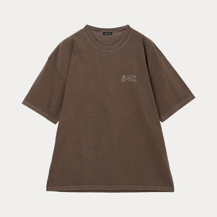DENHAM(デンハム) 【期間限定8月末まで】01-26-05-52-508 CHAIN BULLITT TEE SS BROWN