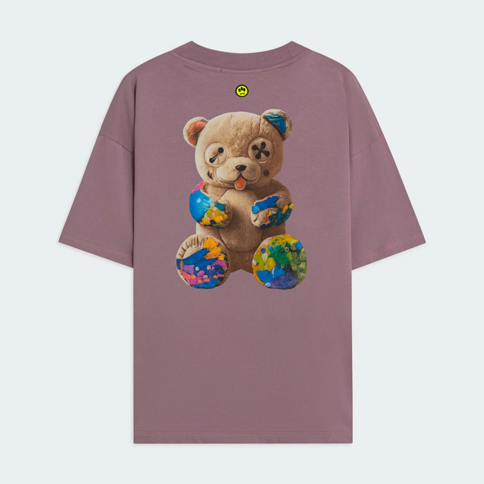 BARROW(バロウ) S6BWUATH076 Barrow Jersey T-Shirt 963/SMOKE PINK