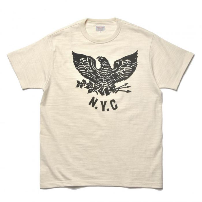 AMERICAN ATHLETIC TEE / N.Y.C.: ECRU MC22021