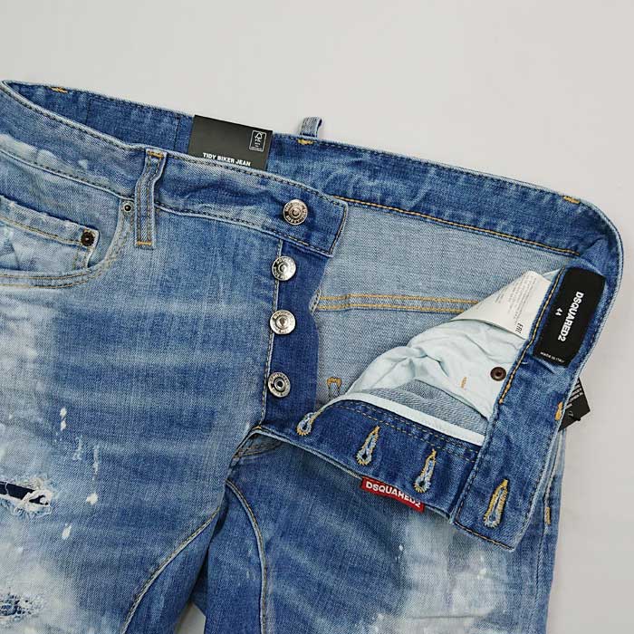 DSQUARED2 ディースクエアード S74LB0977 Tidy Biker Jeans | ユニーク