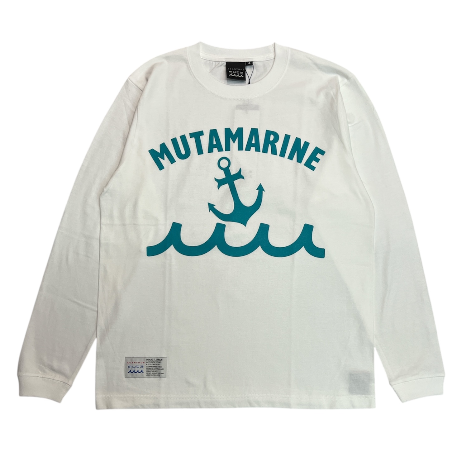 ACANTHUS × muta MARINE Anchor Logo L/S Tee MMAC-MA2540