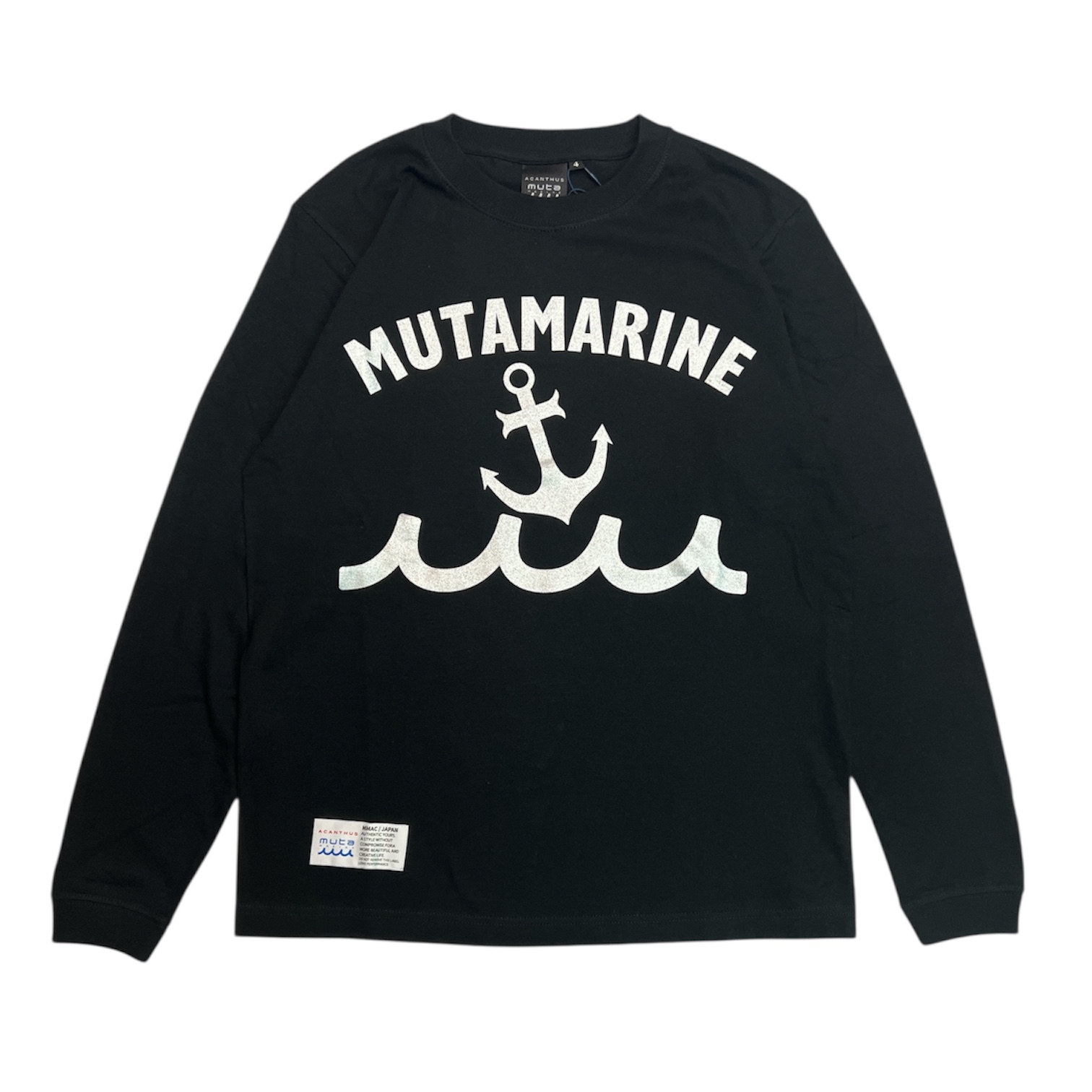 ACANTHUS × muta MARINE Anchor Logo L/S Tee MMAC-MA2540