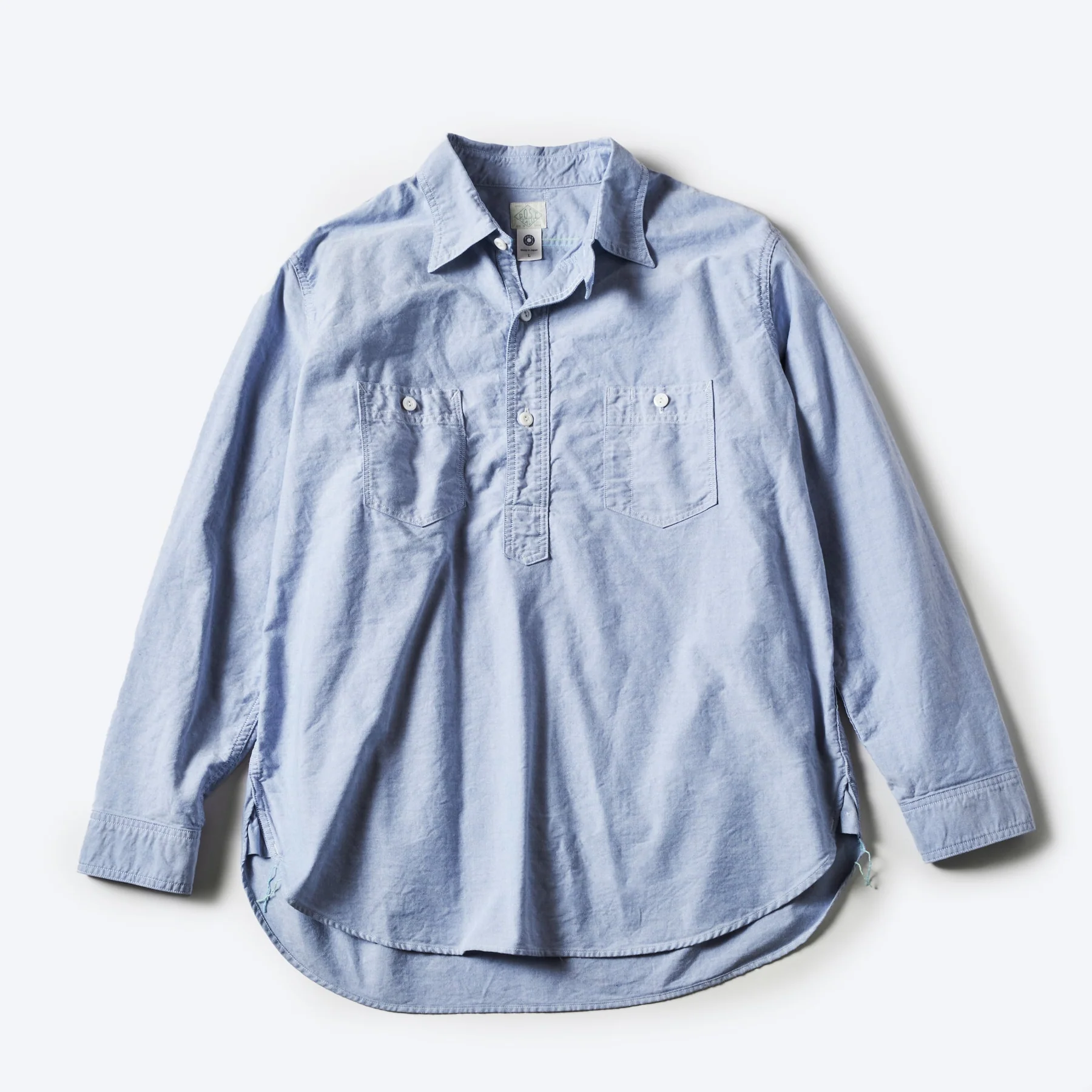 ポストオーバーオールズ #1202-GOB No.2 Shirt : good oxford blue