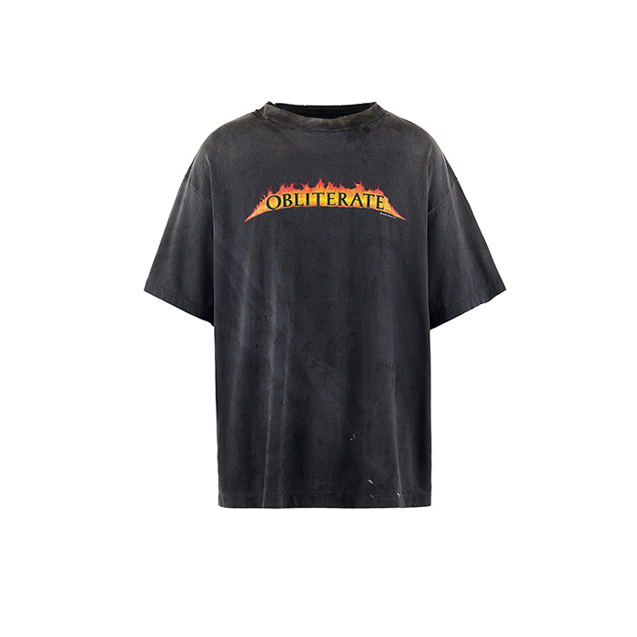SAINT Mxxxxxx(セントマイケル) SM-HR8-0000-013 / SS TEE/OBLITERATE/ BLACK