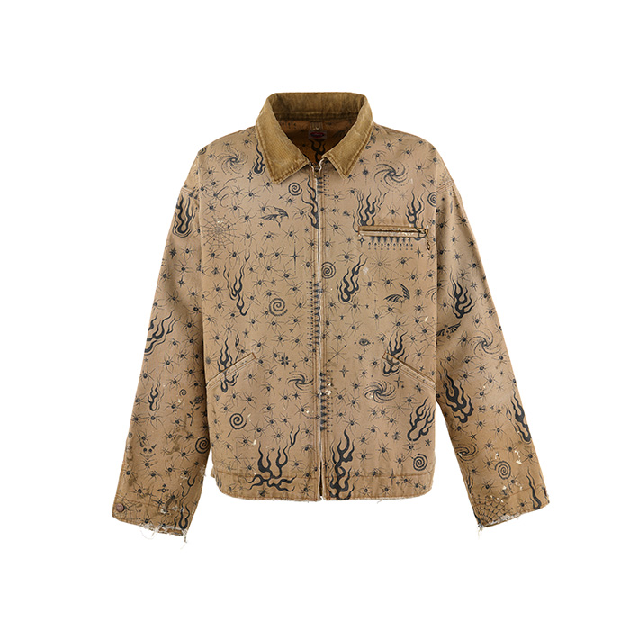 SAINT Mxxxxxx(セントマイケル)×Dr.Woo(ドクター・ウー) SM-HR8-0000-C43 / DW_DETROIT JKT / BEIGE