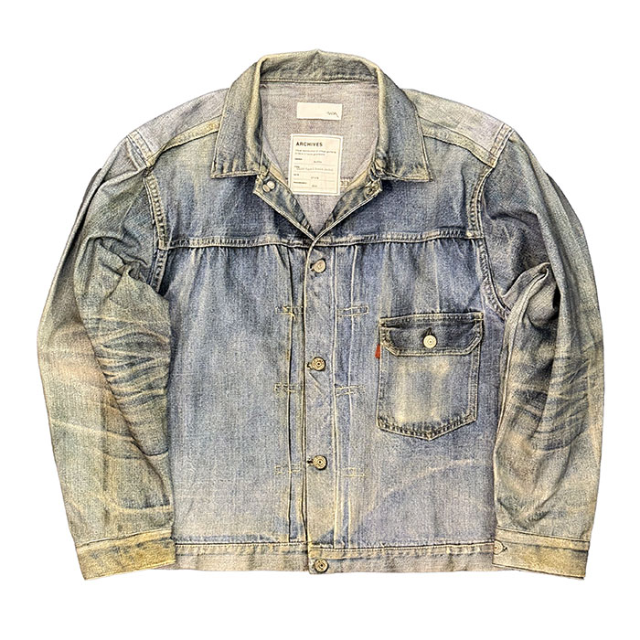 TOLQ(トルク)Trompe l'oeil Denim Jacket 26-2501:Blue