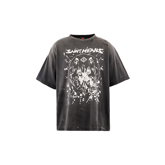 SAINT Mxxxxxx(セントマイケル) SM-MK1-0000-C50 / BKM_SS T-SHIRT / SAINT MEANS / BLACK