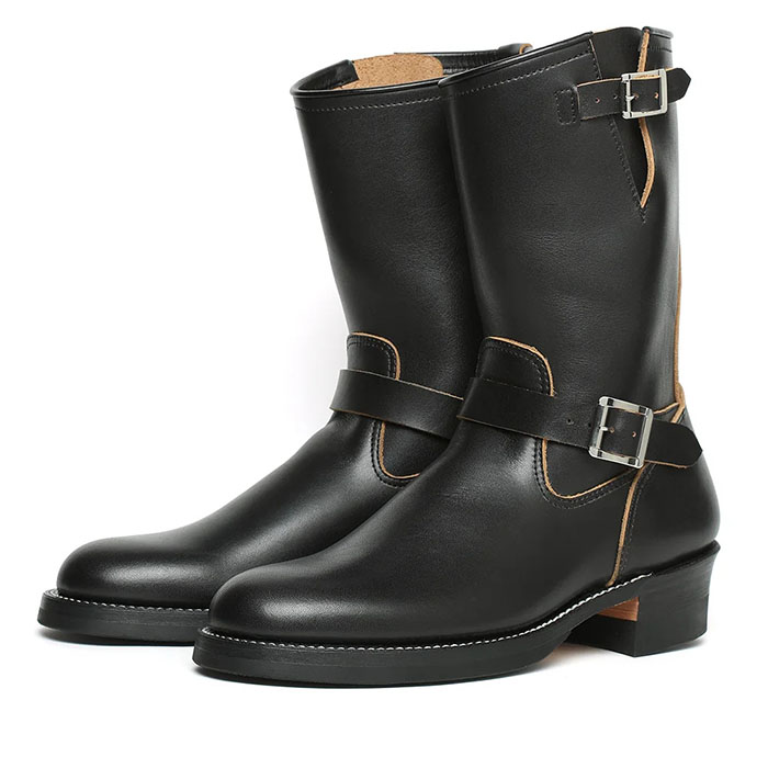 BILTBUCK(ビルトバック)269SP Full Grain Steerhide Engineer Boots Black