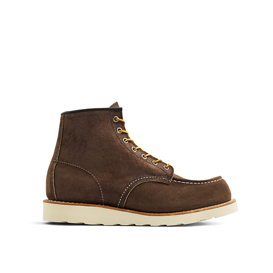 レッドウィング   STYLE NO.8836 6-inch Classic Moc 6インチ クラシックモック チョコレート「ミュールスキナー」ラフアウト メンズ レザー ブーツ